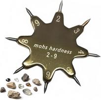 Mohs-Härteprüfset, Ritzprüfer 2-9, Mohs-Härteprüfer, Sternförmiges Design, Wiederverwendbar & Robuste Spitzen, Schnelltest Für Edelsteine, Jade, Schmuck, Gesteine und Mineralien