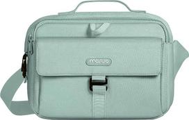 MOSISO fotoaparato krepšys per petį Crossbody Sling rankinė, DSLR/SLR/Mirrorless Compact Paminkštinta fotografijos rankinė su apsauga nuo lietaus, suderinama su Canon/Nikon/Sony fotoaparatu, objektyvu, antikvarinė žalia