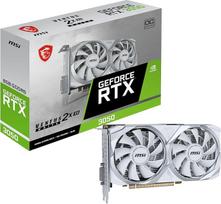 MSI "GeForce RTX 3050 Ventus 2X XS White 8G OC" - 8GB GDDR6 atminties, 128 bitų, 14Gb/s
