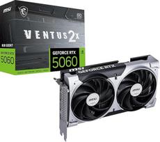 MSI "GeForce RTX 5060 8G Ventus 2X OC" - 8GB GDDR7 (28Gb/s/128 bitų), "PCIe 5", "Boost": 2527 Hz, HDMI 2.1b, "DisplayPort 2.1b