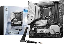 MSI B760M "Project Zero" pagrindinė plokštė, "Back Connect mATX" - palaiko 14, 13 ir 12 kartos "Intel Core" procesorius LGA 1700, DDR5 7800+MHz/OC, PCIe 5.0 x16,