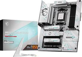 MSI B850 Gaming Plus WiFi PZ pagrindinė plokštė, ATX - palaiko AMD Ryzen 9000/8000/7000 procesorius, AM5 - DDR5 Memory Boost 8200+ MT/s (OC), PCIe 5.0 x16, M.2 Gen5, Wi-Fi 7, 5G LAN