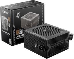 MSI MAG A750BN PCIE 5 žaidimų maitinimo šaltinis - suderinamas su PCIE 5.0 - "80 Plus Bronze" sertifikuotas 750 W - kompaktiško dydžio - maitinimo blokas ATX
