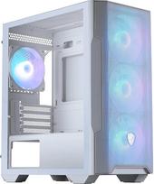MSI MAG PANO M110R White - Mini Tower žaidimų kompiuterio korpusas - palaiko iki 410 mm ilgio GPU, nuimamas dulkių filtras, USB 20Gb/s (C tipo), ATX ir mATX palaikymas