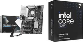 MSI PRO B860-P WiFi pagrindinė plokštė + "Intel® Core™ Ultra 7 265KF" procesorius su 20 branduolių