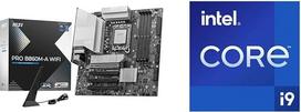 MSI PRO B860M-A "WiFi" pagrindinė plokštė + "Intel® Core™ i9-14900KF" procesorius su 24 branduoliais