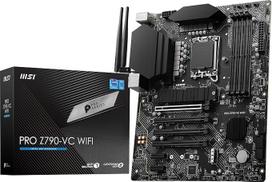 MSI PRO Z790-VC WiFi ProSeries pagrindinė plokštė - palaiko "Intel" 14/13/12 kartos procesorius, LGA 1700, DDR5, PCIe 5.0, M.2 lizdai, 2,5Gb/s LAN, USB 3.2 Gen2, HDMI/DP, "Wi-Fi 7