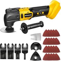 Multifunktionswerkzeug akku für Dewalt 20V Akku (ohne Akku), Oszillationswerkzeug Akku mit 30 Zubehör, Bürstenloser Motor 6 Einstellbare Geschwindigkeiten Multitool zum Entfernen, Schaben, Schneiden