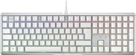 MX 3.1 mechaninė žaidimų klaviatūra, vokiškas išdėstymas (QWERTZ), RGB apšvietimas, aliuminio korpusas, USB-A prievadas, MX2A RED jungikliai, balta spalva
