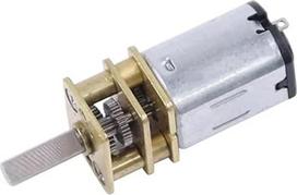 N20 12V 6/3 nuolatinės srovės mini mažo greičio varikliukas su metaliniu ratuku (3V/400)