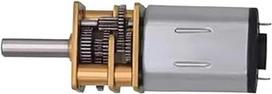 N20 nuolatinės srovės 3V/6V/12V metalinis variklis su 30/50/60/60/100/150/200/300/500/1000 U/min (6v,1000RPM)