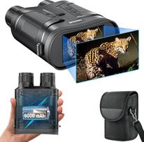 Naktinio matymo prietaisas, Dowesyeen skaitmeniniai naktinio matymo žiūronai, 3 colių 4K naktinio matymo prietaisai, 1080P žiūronai, 6000 mAh įkraunami infraraudonųjų spindulių žiūronai, skirti medžioklei, gyvūnų stebėjimui, stovyklavimui