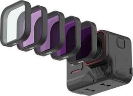 ND filtras, CPL Objektivfilter-Set für Insta360 Ace Pro 2, 5er-Pack CPL ND8 ND16 ND32 ND64 Polarisationsfilter HD optisches Glas für Insta 360 Ace Pro Zubehör
