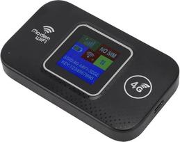 Neblokuotas mobilusis "Wi-Fi" prieigos taškas, 4G LTE maršrutizatorius su SIM kortelės lizdu, belaidis, nešiojamasis "WiFi" ryšys kelionėms, 300Mbps greitis, 10 naudotojų, 3000 mAh
