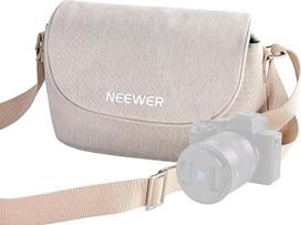 NEEWER fotoaparato dėklas, vandeniui atsparus lengvas kompaktiškas kompaktiškas kelionių Messenger fotoaparato krepšys Crossbody fotografams, suderinamas su "Sony" "Canon Nikon DSLR" objektyvais, mažais fotografijos priedais PB25