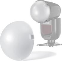 NEEWER magnetinis kupolo difuzorius Speedlite blykstei su apvalia galvute, magnetinis pritvirtintas blykstės kupolo šviesos modifikatorius, skirtas Z2 Z1 Speedlite, M12