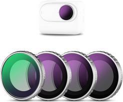 NEEWER ND filtrų rinkinys, suderinamas su "Insta360 GO 3S", CPL+ND8+ND16+ND32 filtrų rinkinys, veiksmo kamerų priedai, poliarizacinis ir neutralaus tankio filtras, daugiasluoksnis HD optinis stiklas