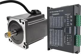 NEMA34 Schrittmotor 86-polig, 4,5 Nm, 6, 12,0 A, Durchmesser 14 mm, zweiphasig, für Graviermaschine, hohes Drehmoment, Referenz 86BYG DM860H (Motor,86BYGH118-8,5Nm)
