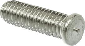 Nerūdijančio plieno (1.4301) suvirinimo varžtai / M3 - M8 ir 6-60 mm ilgio / DIN EN ISO 13918, skirti PT/VE tipo antgalių uždegimui = 100 vienetų / M8 x 16