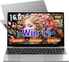 Nešiojamasis 15,6 colių kompiuteris, 16GB DDR4, 512GB SSD TF, 1 TB, nešiojamasis kompiuteris "Win 11", N95 (iki 3,4 GHz), 1920 x 1080 FHD, "WiFi 5", USB 3.0, žaidėjų kompiuteris, nešiojamasis kompiuteris, "Piano Complete" galinis apšvietimas