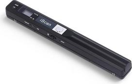 Nešiojamasis dokumentų skeneris, mažas USB dokumentų ir nuotraukų skeneris, mobilus HD 900 DPI spalvotas rankinis skeneris namams, kelionėms, biurui ir verslui, 8,27 colio (juodas)
