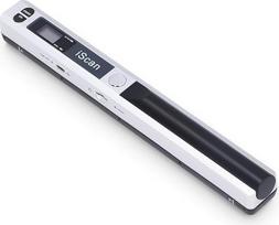 Nešiojamasis dokumentų skeneris, mažas USB dokumentų ir nuotraukų skeneris, mobilus HD 900DPI spalvotas rankinis skeneris namams, kelionėms, biurui ir verslui, 8,27 colio (sidabrinės spalvos)