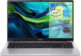 Nešiojamasis kompiuteris "Acer Aspire Lite AL15-32P-C9QZ", nešiojamasis kompiuteris, procesorius "Intel Celeron N4500", RAM 4GB DDR4, eMMC 128GB, 15,6 colių FHD IPS ekranas, vaizdo plokštė "Intel UHD Graphics", "Windows 11 Home" S režimu
