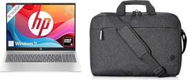 Nešiojamasis kompiuteris "HP Pavilion", 16 colių WUXGA ekranas, "AMD Ryzen 5 8540U", 8GB DDR5 RAM, 512GB "PCIe NVMe" SSD, "AMD Radeon" grafika, QWERTZ, "Windows 11 Home", "Silver Prelude Pro" 17,3 colių nešiojamojo kompiuterio krepšys, juodas