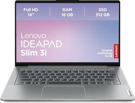 Nešiojamasis kompiuteris "Lenovo IdeaPad Slim 3i", 14 colių "Full HD" ekranas, "Intel Core i5-12450H", 16GB RAM, 512GB SSD, "Intel UHD Graphics", "Win11 Home", QWERTZ, pilkos spalvos, 3 mėn. "Premium Care" priežiūra