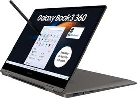 Nešiojamasis kompiuteris "Samsung Galaxy Book3 360", 13 colių "Full HD 60 Hz" ekranas, "Intel Core i5-1340P", 8GB RAM, 512GB SSD, "Windows 11", QWERTZ klaviatūra, grafito spalvos