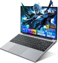 Nešiojamasis kompiuteris 15,6 Zoll su "Office 365", 16GB RAM 1 TB SSD Celeron N95, kompiuteris 1920 x 1080 FHD WiFi5, nešiojamasis kompiuteris su Touch ID ir skoniu su apšvietimu iš šono platesnėje erdvėje