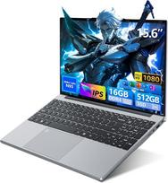 Nešiojamasis kompiuteris 15,6 Zoll su "Office 365", 16GB RAM, 512GB SSD "Celeron N95", kompiuteris 1920 x 1080 FHD WiFi5, nešiojamasis kompiuteris su "Touch ID" ir "Tastatur mit Hintergrundbeleleuchtung in voller Größe
