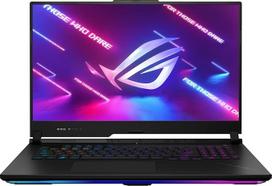 Nešiojamasis kompiuteris ASUS ROG Strix Scar 17 | 17,3 colių 2,5 tūkst. WQHD 240Hz/3ms 16:9 IPS ekranas | AMD Ryzen 9 7945HX3D | NVIDIA RTX 4090 | 32GB RAM | 1 TB SSD | Windows 11 | QWERTZ klaviatūra | Off Black