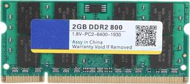 Nešiojamųjų kompiuterių DDR2, DDR2 800MHz 2G 200Pin nešiojamųjų kompiuterių didelės spartos atmintis, suderinama su/AMD pagrindine plokšte, visiškai tinka DDR2 PC2-6400 nešiojamiesiems kompiuteriams