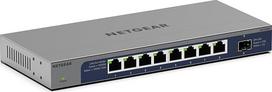 NETGEAR 8 prievadų 1G/10G Gigabit Ethernet nevaldomas komutatorius (GS108X) - su 1 x 10G SFP+, montuojamas ant stalviršio arba stovo ir suteikiama ribota garantija