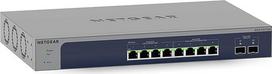 NETGEAR MS510TXM 10 prievadų 10GB komutatorius | Daugiagigabitinis LAN komutatorius Smart (8 x Multi-Gig prievadai, 2 x 10G-SFP+, "Insight Cloud" valdymas, tvirtinimas prie stalinio kompiuterio arba 19 colių stovo, "ProSAFE" garantija visam gyvenimui)