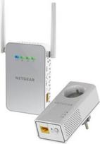 NETGEAR PLPW1000-100FRS 2 CPL 1000Mbps naujausios kartos pakuotė - 1 laidinis CPL su filtruotu kištuku + 1 CPL "Wifi