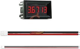 Neu DC4-30V 0,36 "5 Ziffern 0-3A DC Amperemeter Digitale Strom Panel Meter Amp Meter Tester Detektor LED Display (raudona)