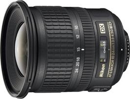Nikon 10-24mm f/3.5-4.5G DX AF-S ED priartinantis Nikkor objektyvas (sertifikuotas atnaujintas)