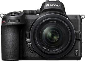 Nikon Z 5 veidrodinis viso kadro fotoaparatas su Nikon 24-50 mm 1:4.0-6.3 VR ir FTZ adapteriu (24,3 MP, hibridinis AF su 273 matavimo laukais, 5 ašių vaizdo stabilizatorius, 4K UHD vaizdo įrašas, dvigubas kortelių lizdas)
