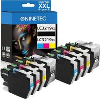 NINETEC LC3219XL LC3219 Multipack spausdintuvo kasetės suderinamos su Brother LC-3219XL LC-3219 LC-3219 LC3217 LC-3217 XL LC-3219XLVAL, skirtos Brother MFC-J5330DW MFC-J5335DW MFC-J5730DW MFC-J6930DW MFC-J6730DW 8