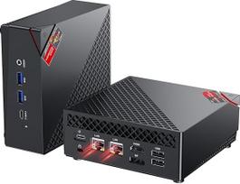NiPoGi AM06 PRO mini kompiuteris AMD Ryzen 7 7730U (8C/16T, iki 4,5 GHz), 16GB DDR4, 512GB M.2 SSD mini stalinis kompiuteris WiFi 6, AMD Radeon Graphics 2000 MHz, 4K trigubas ekranas, dvigubas LAN, DP/HDMI 2.0/Type-C