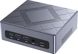 NiPoGi CK10 mini kompiuteris "Intel Core i5-12450H" (geresnis nei 11390H, 8C/12T, iki 4,4 GHz) mini kompiuteris 32GB RAM 512GB M.2 NVMe SSD, 4K UHD/HDMI+VGA trigubas ekranas/WiFi6/BT5.2/Type C/RJ45 verslui