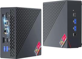 NiPoGi AM06 PRO mini kompiuteris 32GB DDR4 1024GB M.2 SSD, AMD Ryzen 7 5825U (8C/16T, iki 4,5 GHz) mini stalinis kompiuteris W-11 Pro, WiFi 6, dvigubas LAN, 4K trigubo ekrano mikrokompiuteris su VESA, skirtas mokykloms, biurams ir kompiuteriams