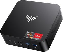 NiPoGi Essenx E3 mini kompiuteris AMD Ryzen 5 3500U (geresnis nei N150/Max 3.7GHz/28W) W11-Pro 16GB DDR4 512GB SSD, mini kompiuteris su dvigubu LAN / trimis ekranais 4K / WiFi / Bluetooth / USB 3.2, skirtas biurui, namų kinui
