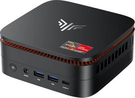 NiPoGi Hyper H1 mini kompiuteris W-11 PRO Α-MD Ryzen 7 6800H (maks. 4,7 GHz, 8C/16T) 32GB LPDDR5 6400MHz/512GB M.2 NVMe SSD, stalinis kompiuteris DP1.4+HDMI 2.0+Type-C 4K trigubas ekranas/WiFi 6/BT 5.2/VESA palaikomas