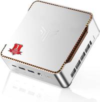 NiPoGi Hyper H2 mini kompiuteris Core i9-14900HX (geresnis nei i9-13900HK, 24C/32T), 32GB DDR4 ir 1TB M.2 NVMe SSD (maks. 64GB + 4TB), 55W TDP, WiFi 6E, BT 5.2, mini kompiuteris W-11 Pro biurui/mokyklai/.