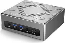 NiPoGi Mini kompiuteris Core i5 8259U 16GB DDR4 512GB M.2 SSD Micro Desktop Computer, WiFi 5 BT 4.2 4K HDMI Type-C USB 3.0 Gigabit Ethernet VESA, skirtas namų biurui, mokyklai