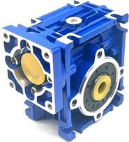 NMRV030 Schneckengetriebe-Drehzahlminderer, 11 mm Eingangswelle, 14 mm Ausgangsbohrung for NEMA 23-Schrittmotor Metallgehäuse(Ratio 25 to 1)