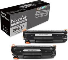 NoahArk Suderinama HP CF279A 79A tonerio kasetė tinka HP LaserJet Pro M12w M12a MFP M26nw M26a spausdintuvui (2 pakuotės juodos spalvos)